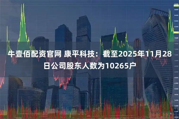 牛壹佰配资官网 康平科技：截至2025年11月28日公司股东人数为10265户